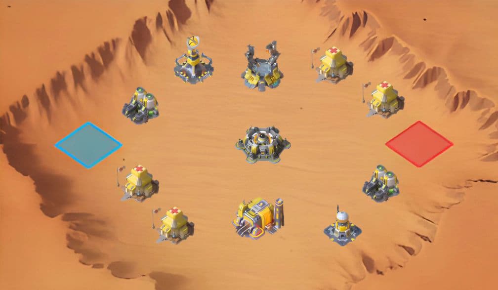 Desert Storm battlefield map