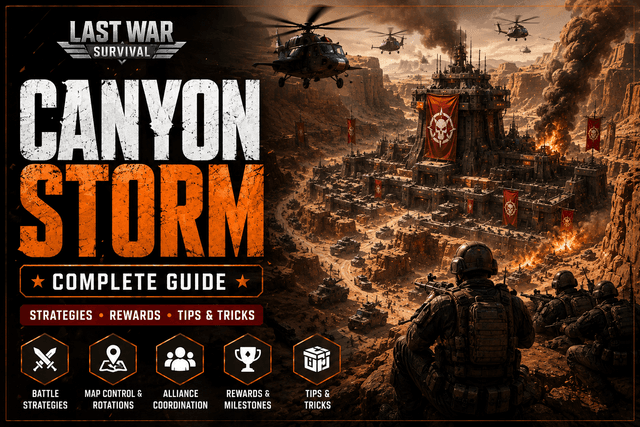 Canyon Storm Strategy Guide cover