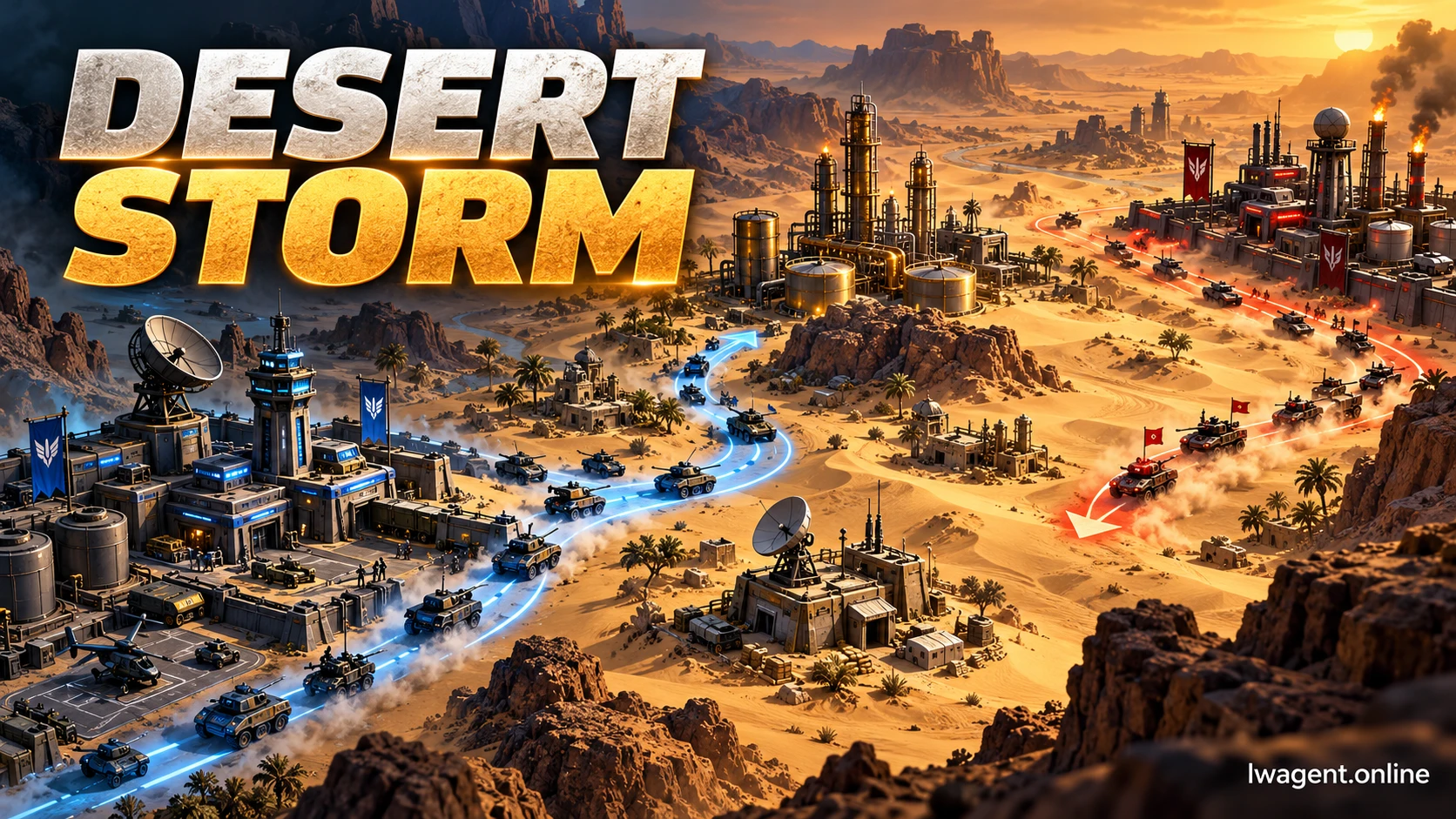 Desert Storm illustrated cover · lwagent.online