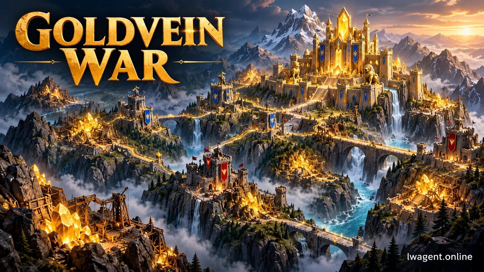 Goldvein War illustrated cover · lwagent.online