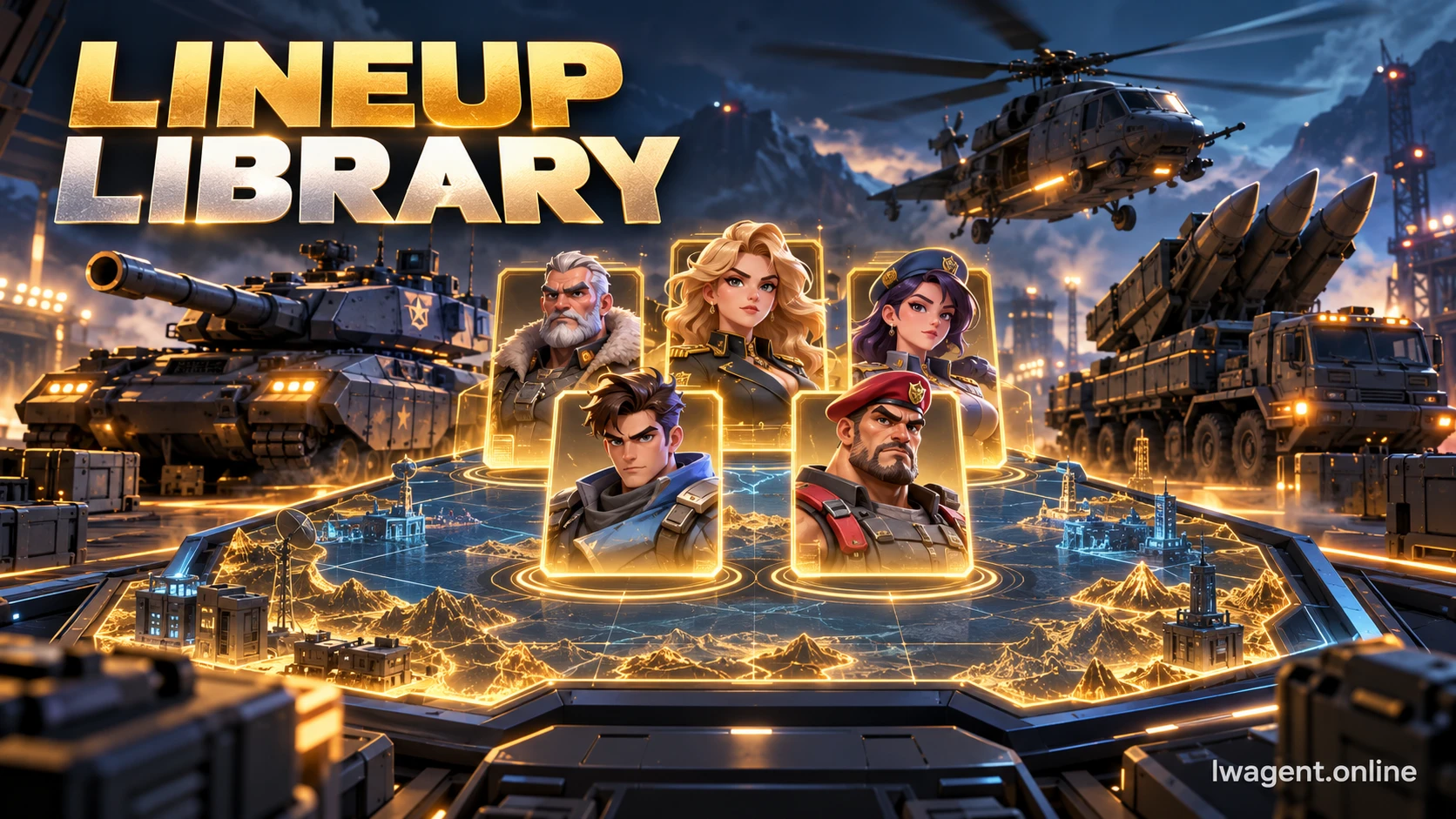 Lineup Library illustrated cover · lwagent.online